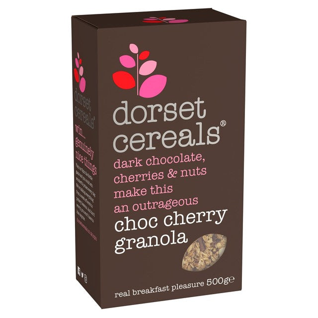 Dorset Cereals chocolate cherry granola cereal 450g - British product