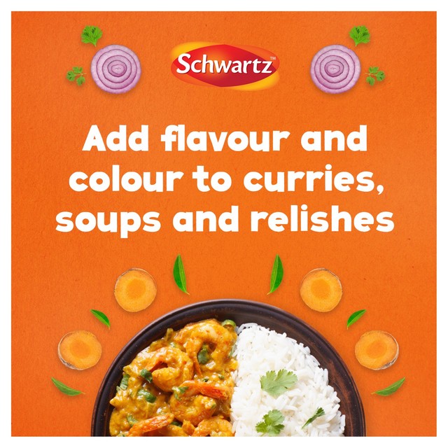 Schwartz ground turmeric 37g (British brand)