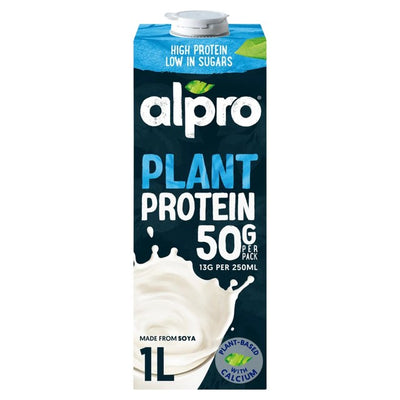 Alpro High Protein Soya Original Long Life Dairy-Free Milk Alternative 1L