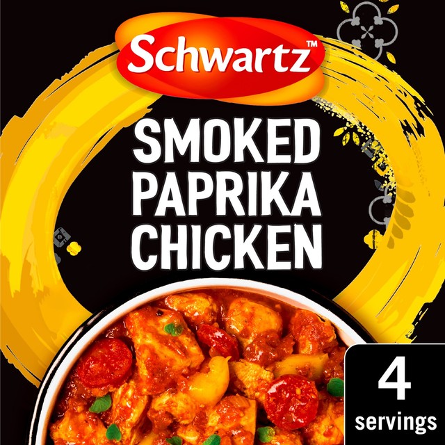Schwartz Smoked Paprika Chicken recipe mix 28g, imported from the UK