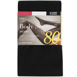 M&S Body Sensor Tights Black Size L, imported from the UK