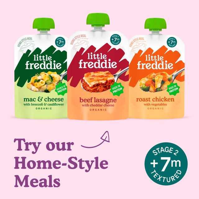 Little Freddie apples bananas oats baby food pouch 100g, UK version