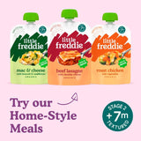 Little Freddie apples bananas oats baby food pouch 100g, UK version