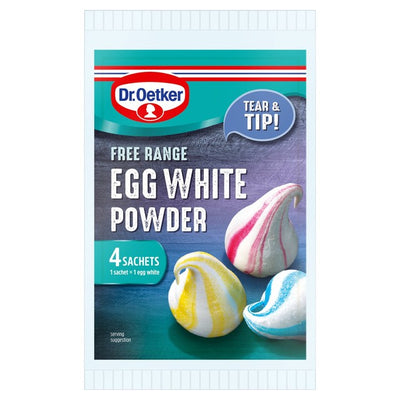 Dr Oetker Free Range Egg White Powder Sachets 4x5g