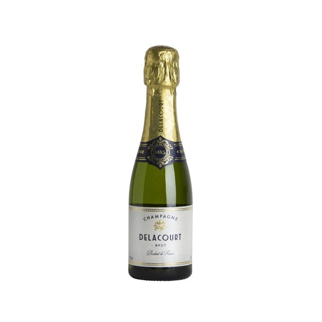 M&S Delacourt Brut Champagne 20cl, imported from the UK