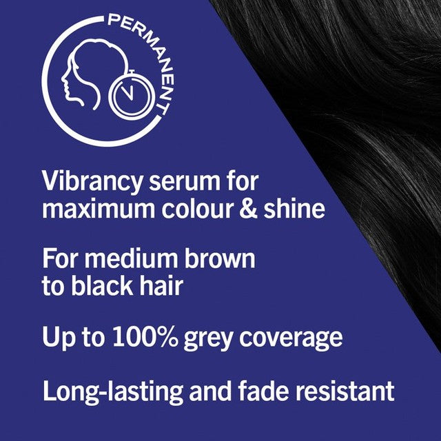 Schwarzkopf Live Deep Black 99 permanent hair dye (British brand)
