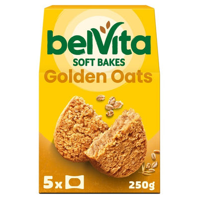 Belvita Golden Oats Bakes Frokostkjeks 5-pakning