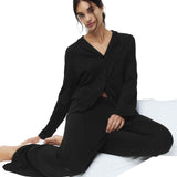 M&S Pyjama Set Black XL, imported from the UK