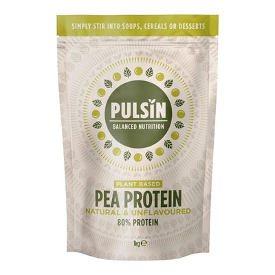 Pulsin Unflavoured Pea Protein Powder Vegan Supplement 1kg