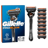 Gillette ProGlide Manual Razor + 9 Razor Blades, UK version