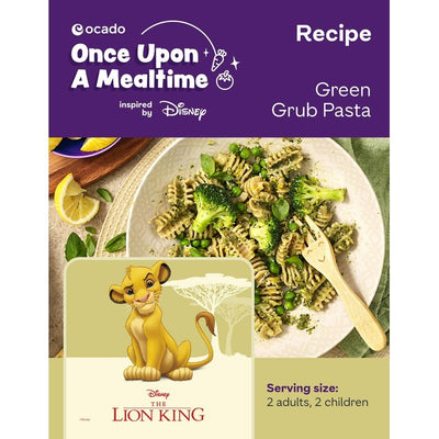 Ocado Disney Løvenes Konge Pastaoppskriftskort