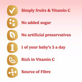 Cow & Gate apple and banana baby food pouch 100g - British product