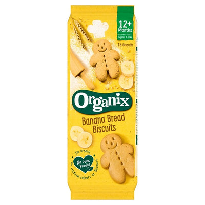 Organix bananbrød-kjeks babykjeks 135g