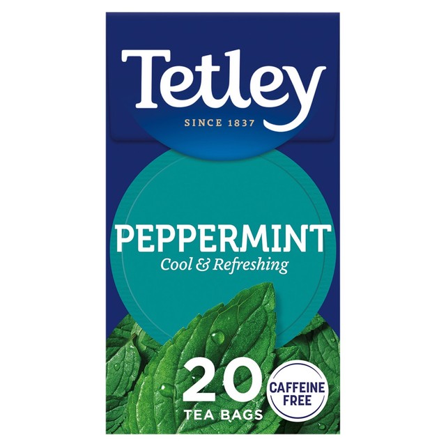Tetley Peppermint Tea Bags 20 Tea Bags (British brand)