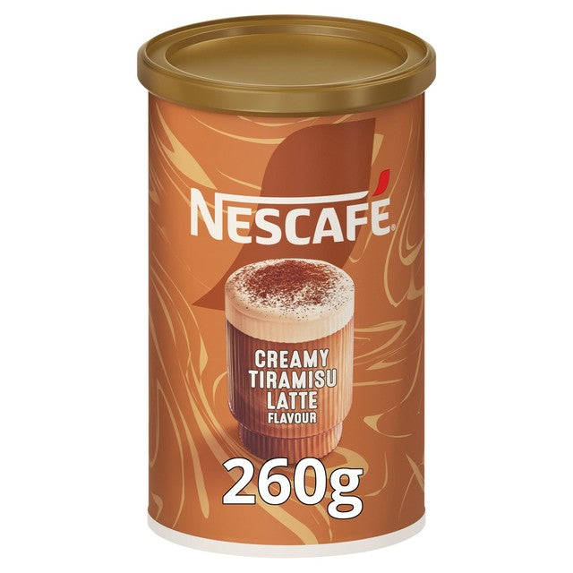 Nescafe Latte Tiramisu frothy coffee powder 260g, imported from the UK