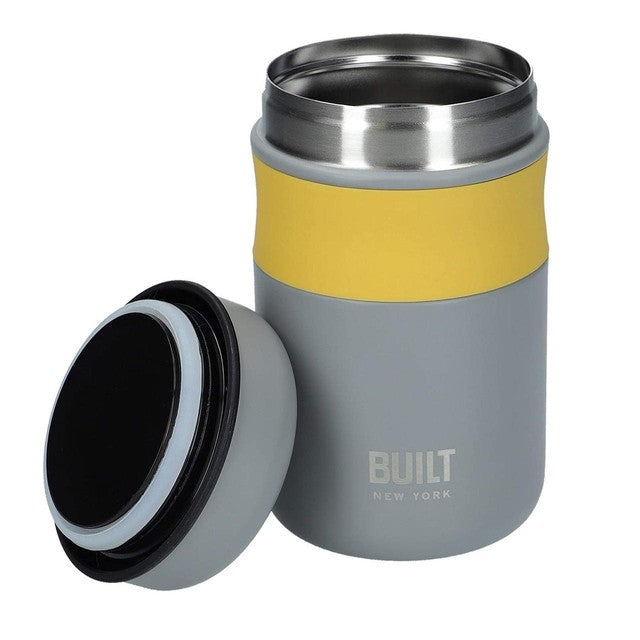Built Stylist Food Flask 490ml Vacuum Sealed Stainless Steel - British product
