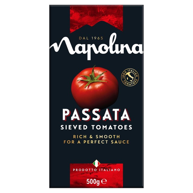 Napolina sieved tomato passata 500g, imported from the UK