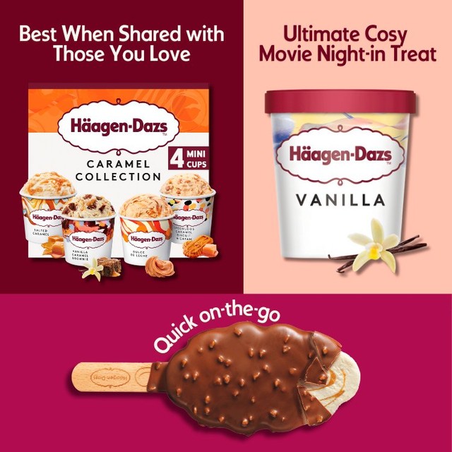 Häagen-Dazs vanilla ice cream 460ml, UK version