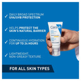CeraVe AM moisturiser SPF30 52ml for normal to dry skin - British product