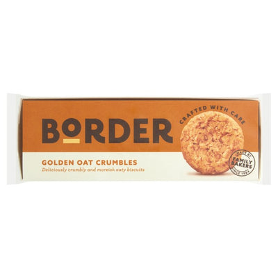 Biscuits crumble dorés aux flocons d'avoine Border Biscuits 135g