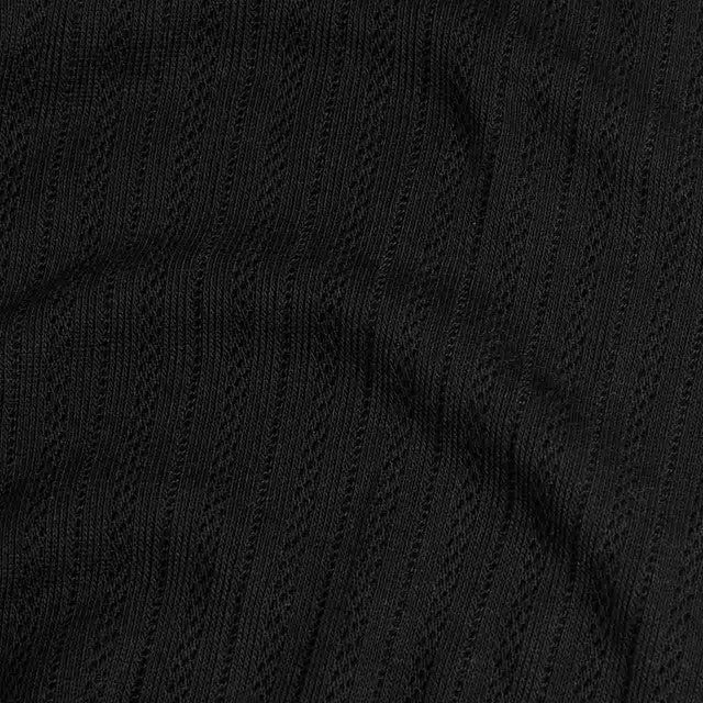M&S Thermal Pointelle Leggings Black Mix size 8, imported from the UK