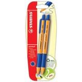 Stabilo Pointball Blue ballpoint pen 2-pack, imported from the UK