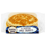 Brownings The Bakers Scottish Large Crumpets x6