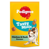 Pedigree dog treats chewy cubes chicken duck 130g, imported from the UK