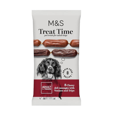 M&S Meaty Deli Sausage Venison & Tripe Dog Treats 60g