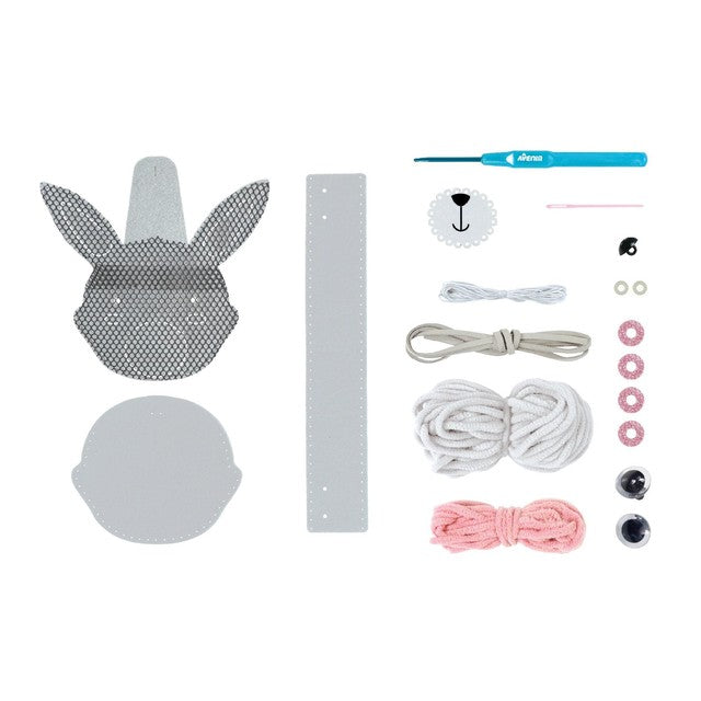 Avenir Loopie Fun Bunny Bag craft kit 16 x 18cm - British product
