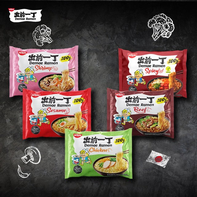 Nissin sesame instant noodles 100g, imported from the UK