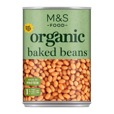 M&S Organic Baked Beans in Tomato Sauce 400g