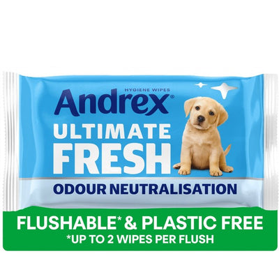 Andrex Ultimate Fresh Odour Control Moist Toilet Wipes 36 Pack