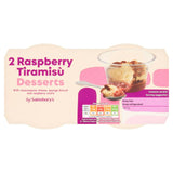 Sainsburys Raspberry Tiramisu 2x85g
