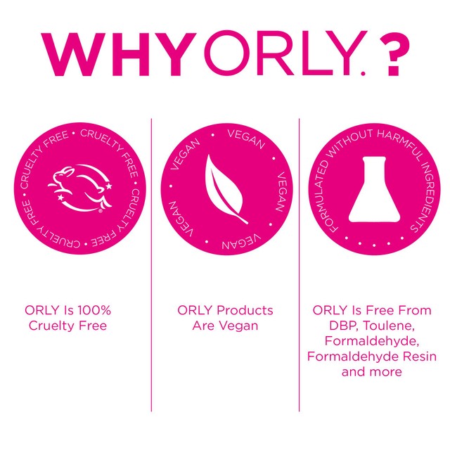 Orly Top 2 Bottom Basecoat and Topcoat 18ml, imported from the UK
