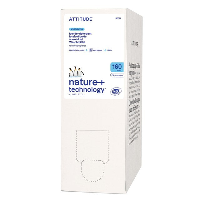 Attitude Wildflowers liquid laundry detergent 4L - British product