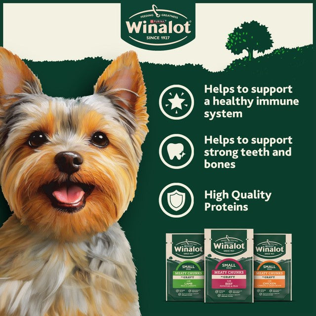Winalot Meaty Chunks wet dog food 40x85g (British brand)