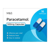 M&S Paracetamol Capsules 16 capsules, imported from the UK