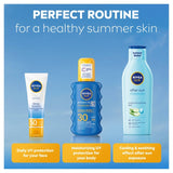 Nivea Sun Protect Moisture Sun Lotion Spray 200ml, imported from the UK