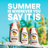 Malibu Coconut Rum & Cola cocktail can 25cl, imported from the UK