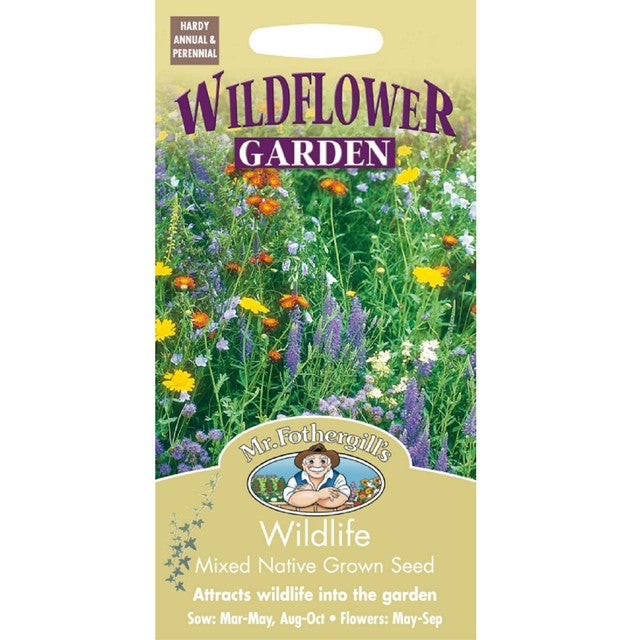 Mr Fothergills wildflower seeds, imported from the UK