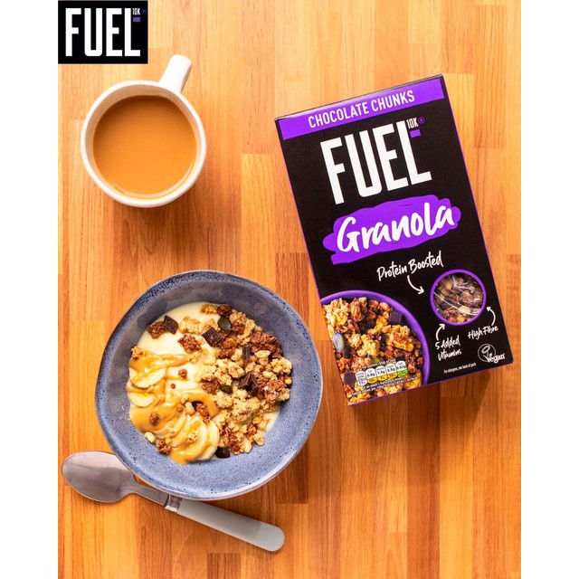 FUEL10K chocolate chunks protein granola 400g - British product