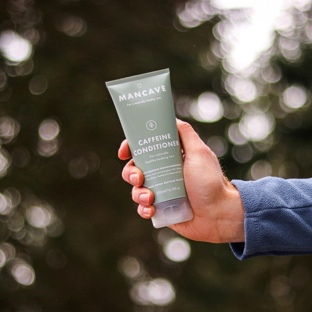 ManCave Caffeine Conditioner 200ml, imported from the UK