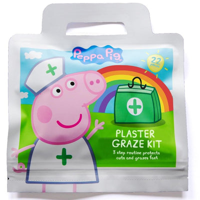 Jellyworks Peppa Pig Plaster Graze Kit Children's First Aid Kit