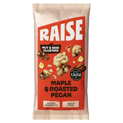 Raise Maple Pecan Clusters of Nuts and Seeds Snack 35g