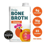 Freja chicken bone broth classic sipping 500ml - British product