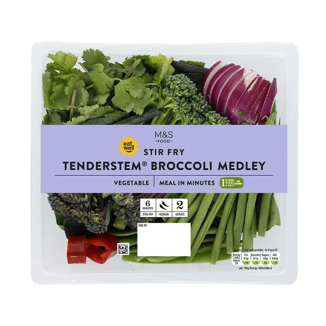 M&S Tenderstem Broccoli stir fry mix 220g, imported from the UK