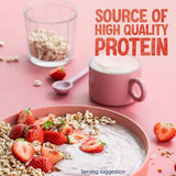 Alpro Greek Style Strawberry Raspberry Dairy Free Yoghurt 150g - British product
