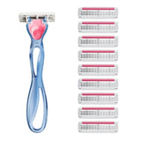 BIC Click Soleil Sensitive women's razor bundle with 10 refills - British product