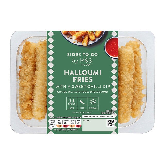 M&S Halloumi Fries 200g, imported from the UK